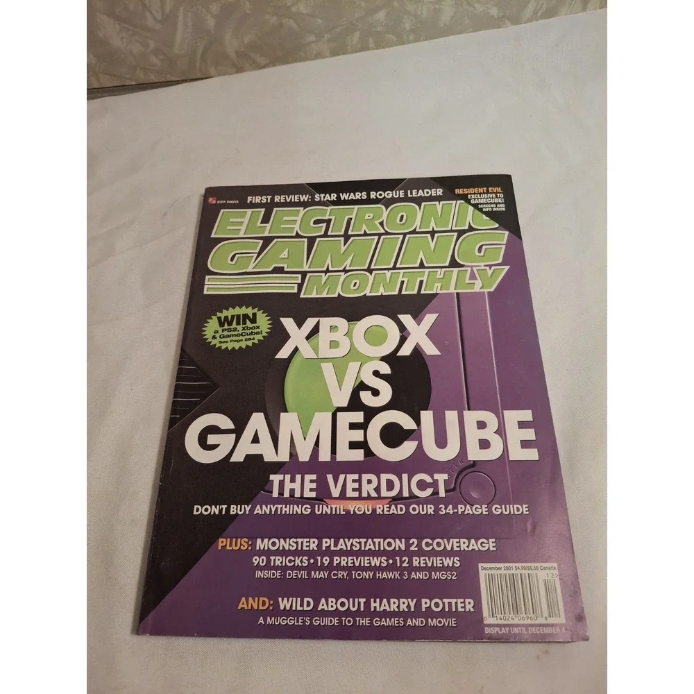 Electronic Gaming Monthly 149 2001 Xbox Vs Gamecube Resident Evil Silent Hill Ad